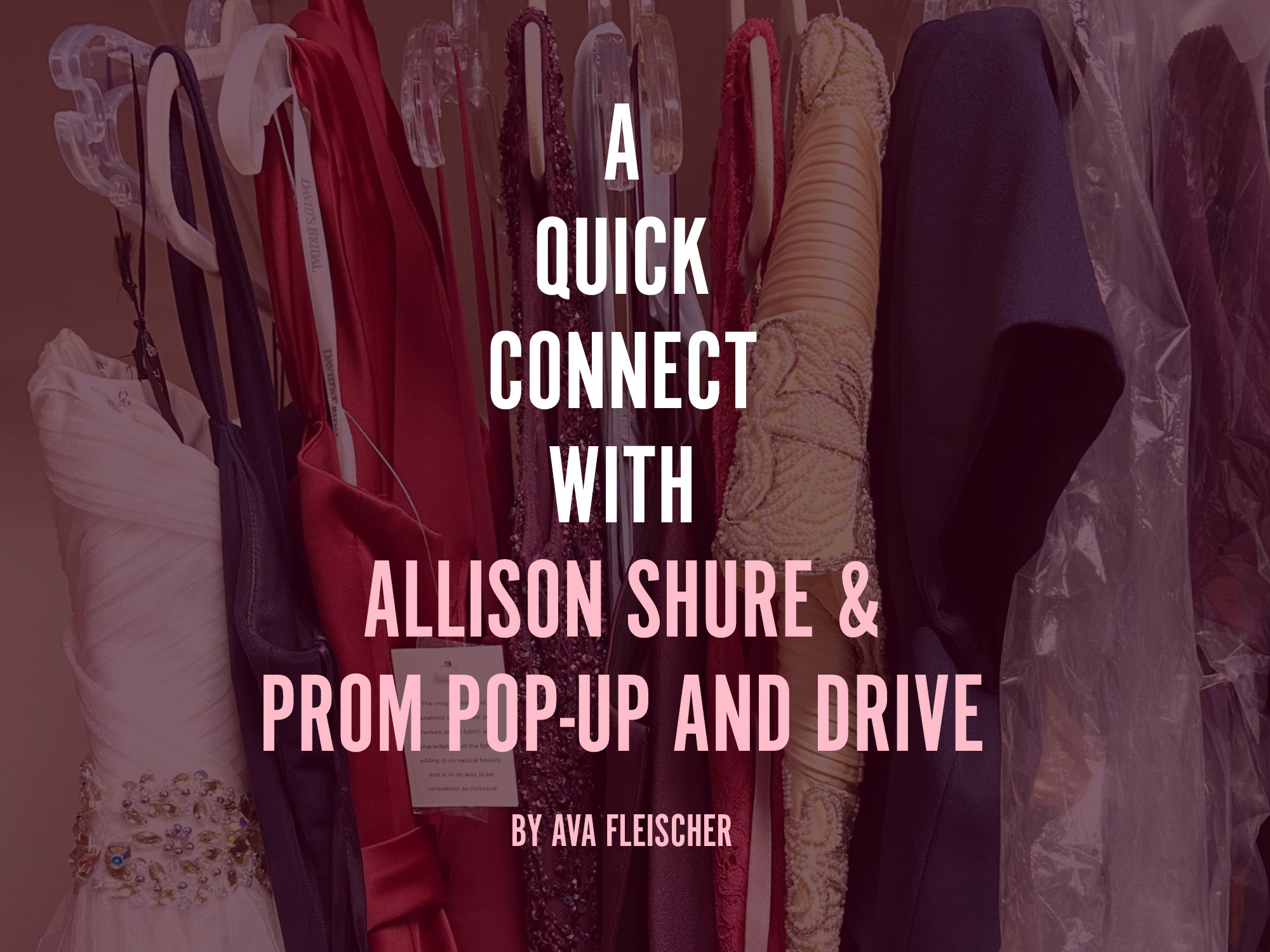A Quick Connect with ... Allison Shure