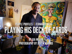Playing His Deck of Cards