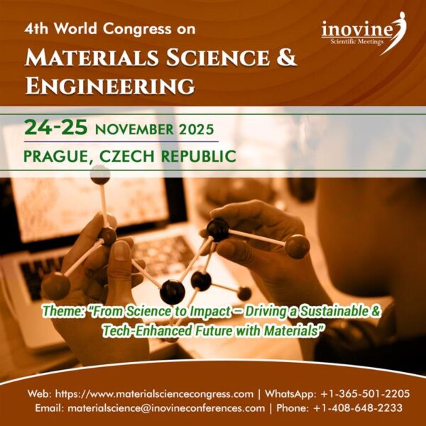 4th World Congress on Materials Science and Engineering 2025