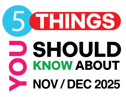 5 Things You Should Know About for November/December 2025