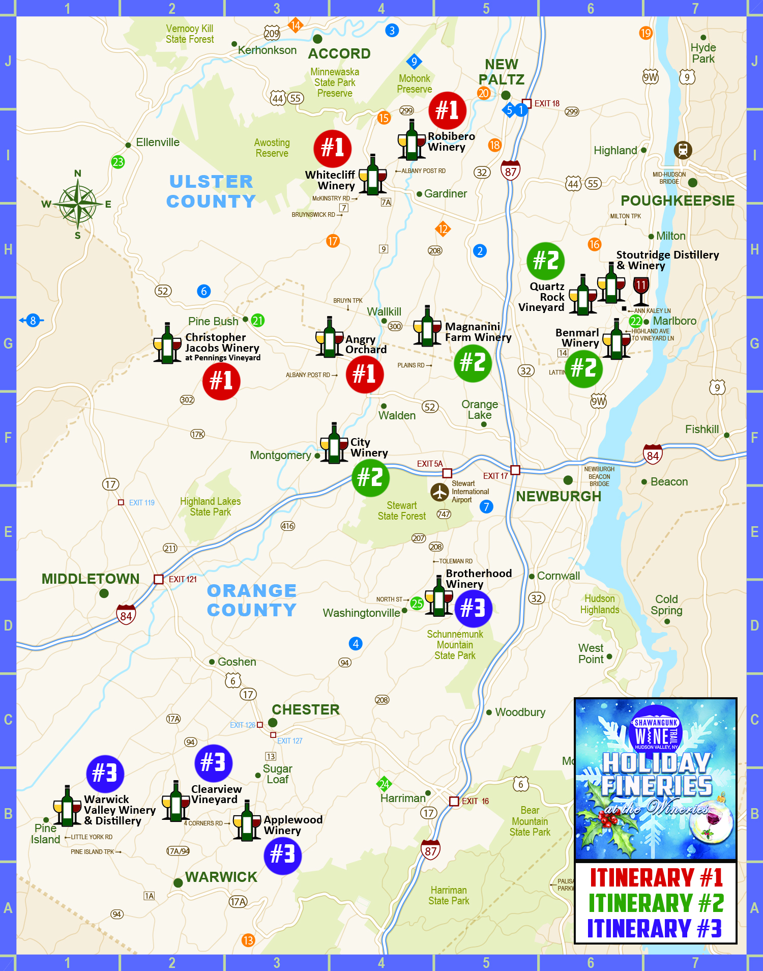 Shawangunk Wine Trail Member Wineries