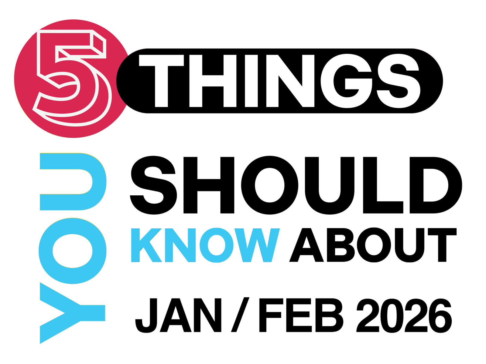 5 Things You Should Know About for January/February 2026