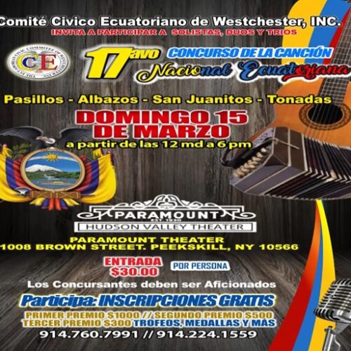 El Concurso de la Cancion Nacional Ecuatoriana (The Contect of National Ecuadorian Song)