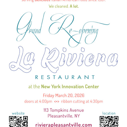 Grand Re-opening of La Riviera restaurant in Pleasantville, NY