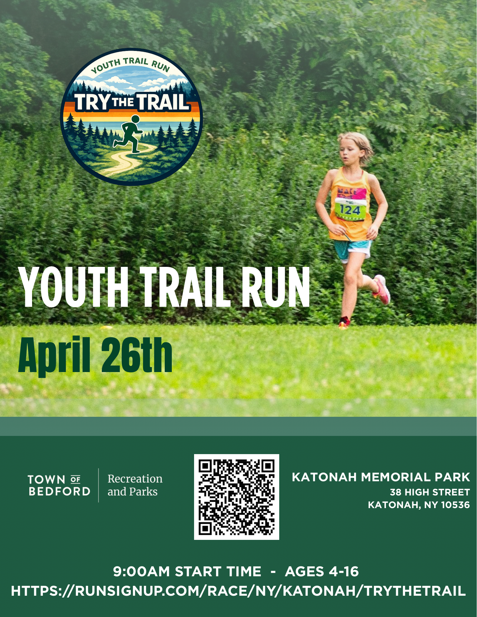 4/26 9am Youth Trail Run – Katonah