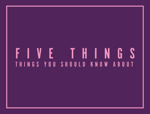 5 Things You Should Know About for September/October 2026